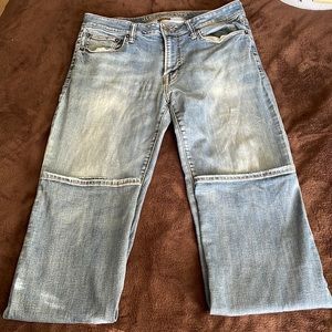 mens american eagle light jeans, size 34x34